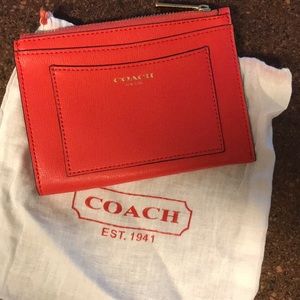 Coach Wallet Coral/orange